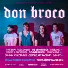 DON BROCO - Australian Tour