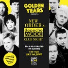 Golden Years New Order & Depeche Mode night: supporting local charities