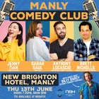 Manly Comedy Club - w/ Jenny Tian, Sarah Gaul, Brett Nichols & Anthony Locascio