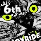 Cats' 6th Bday June 29th: Joyride + Cabu + more