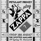 PETULANT FRENZY Play ZAPPA
