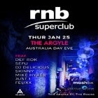rnb superclub - Australia Day Eve