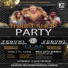 FED UNI SOCIAL SOCIETY - THRIFT SHOP PARTY