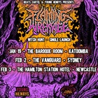 FLAMING WREKAGE - WITCH HUNT SINGLE LAUNCH w/ Golgothan Remains & Devoid Altar 