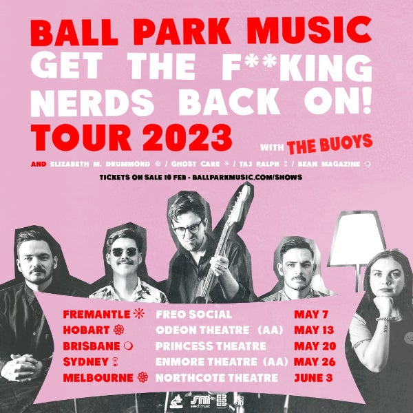 Ball Park Music Tour poster 2023