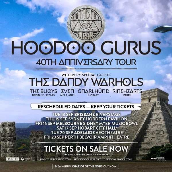 Hoodoo Gurus event poster