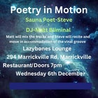 Lvl 1 - Poetry In Motion - Sauna Poet Steve with DJ-Matt Bliminal
