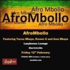 AfroMbollo - Fri 12 Feb