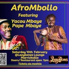 Afrombollo - tickets available at the door