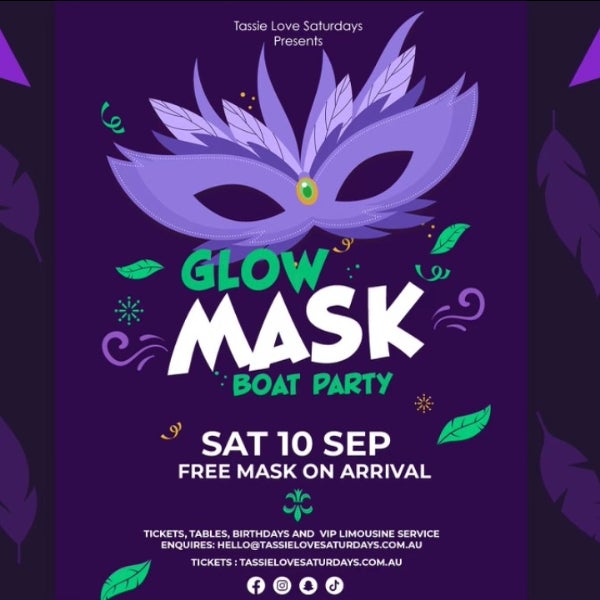 Glow Mask Boat Party