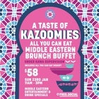 CANCELLED: A Taste Of Kazoomies 3: All-You-Can-Eat Brunch