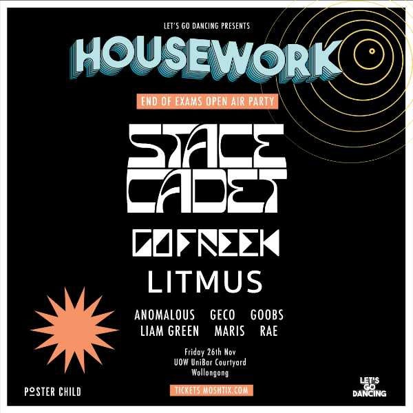 50% Off Housework with Stace Cadet at UOW UniBar Tickets