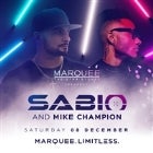 Marquee Saturdays - Sabio + Mike Champion
