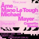 Picnic presents Âme, Mano Le Tough, Michael Mayer, Cassette + Reenie