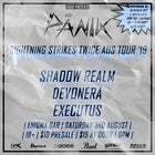 Panik "the lightning strikes twice tour"