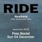 Ride (UK) 'Nowhere' 30th Anniversary Tour