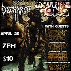 Rotting In The Gong w/ Decharot // Pestilent Doom // Conspiracy Lunch // Destruction Of The Healer // The Marge Society 