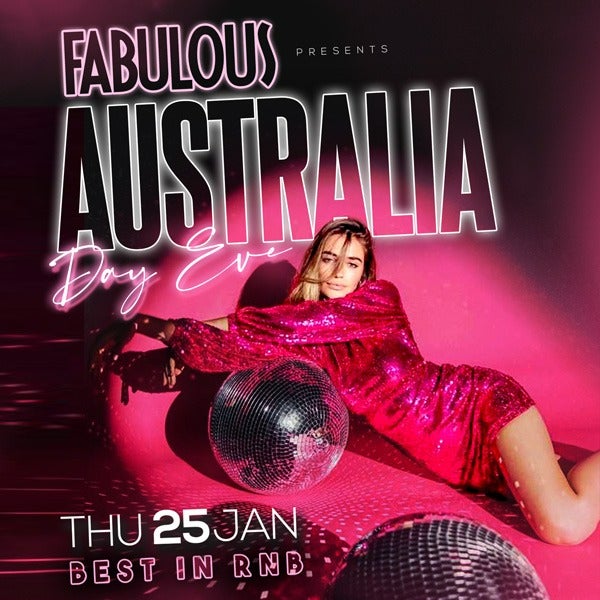 FABULOUS presents AUSTRALIA DAY EVE