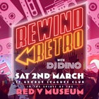REWIND RETRO @ St George Leagues Club - Sat 2nd March 2024