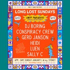 Lost Sundays NYD ft. DJ Boring, Gerd Janson, Heidi, Sally C & friends