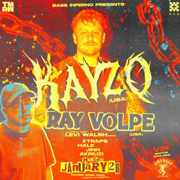 Bass Inferno - Kayzo, Ray Volpe & Levi Walsh
