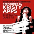 Kristy Apps and friends performs Melissa Etheridge Debut Longplay