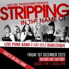 Stripping in the Name Of – Live Punk Band and Burlesque