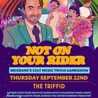 Not On Your Rider - September Edition