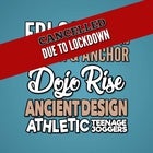 **** EVENT CANCELLED DUE TO COVID LOCKDOWN **** DOJO RISE - ANCIENT DESIGN - ATHLETIC TEENAGE JOGGERS 