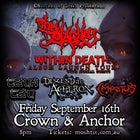 The Plague (NSW) - Within Death Album Launch Tour - Adelaide