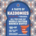 A Taste Of Kazoomies: All-You-Can-Eat Brunch